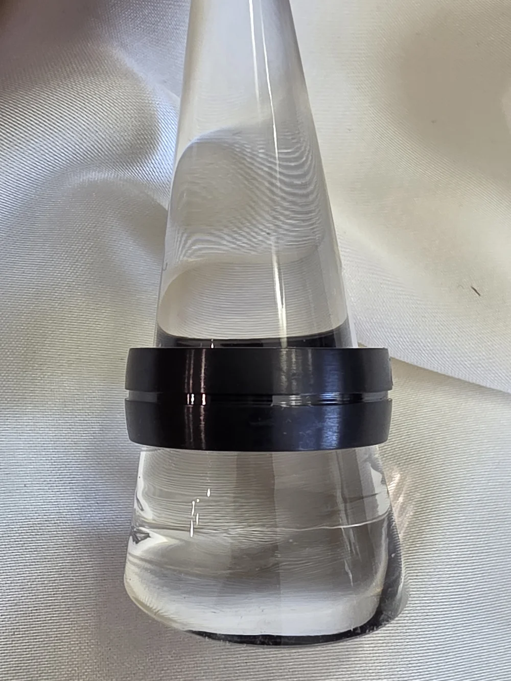 Black Stainless Steel Band Ring